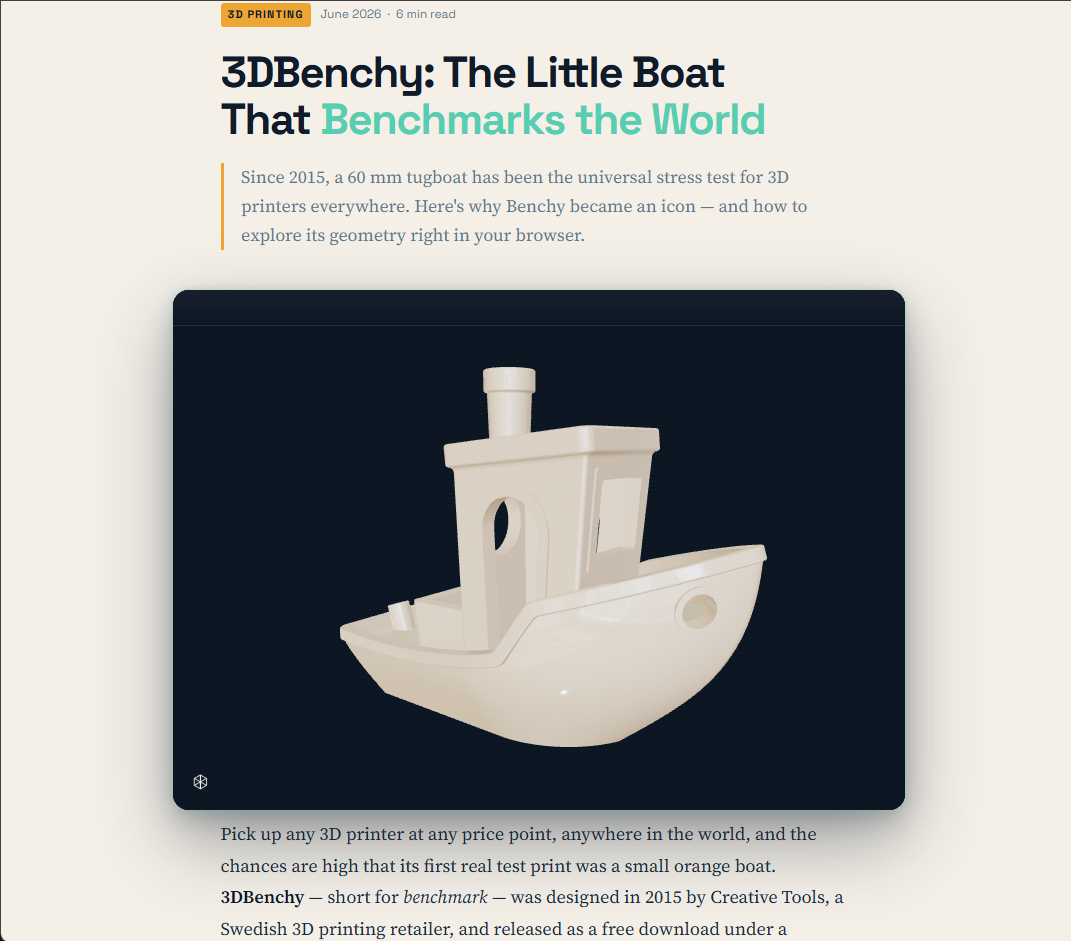 A chromeless embed rendered inline on a host page Placeholder — replace with a screenshot of the chromeless embedded viewer sitting inline inside a blog/product page, surrounded by ordinary page text